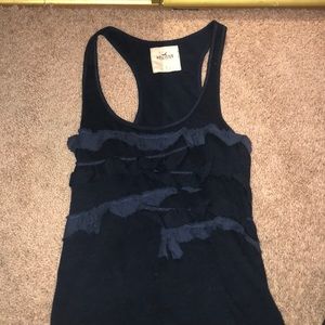 Hollister blue tank